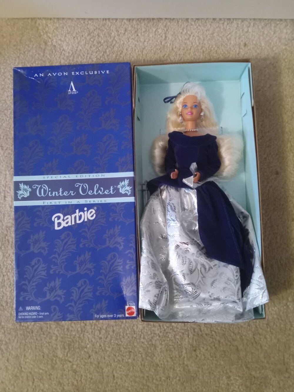 Winter Velvet Special Edition First in a Series 1995 Barbie